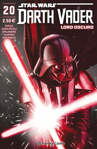 Star Wars Darth Vader Lord Oscuro Nãâº 20/25, De Soule, Charles. Editorial Planeta Cómic En Español