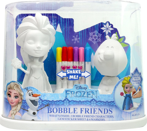 Disney Frozen Figuras Bobble Heads Elsa Olaf Para Decorar 