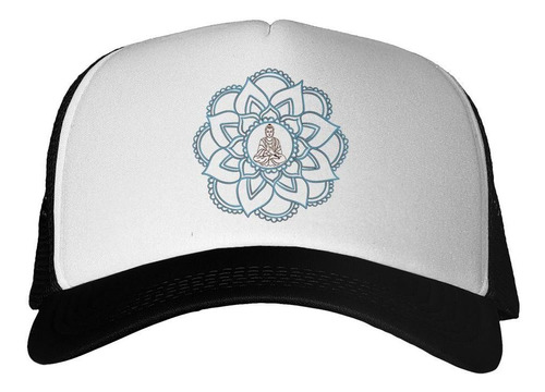 Gorra Simple Half Mandala Design Simbolo