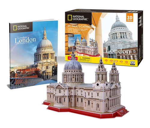 Natgeo Catedral Saint Paul London Rompecabezas 3d Cubicfun