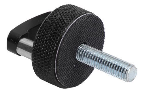 Tornillo De Mariposa Negro Y Negro De Extracción Rápida, 6 P