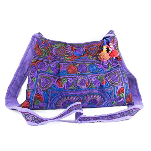 Bolso De Hombro Bordado De Tribus Hmong