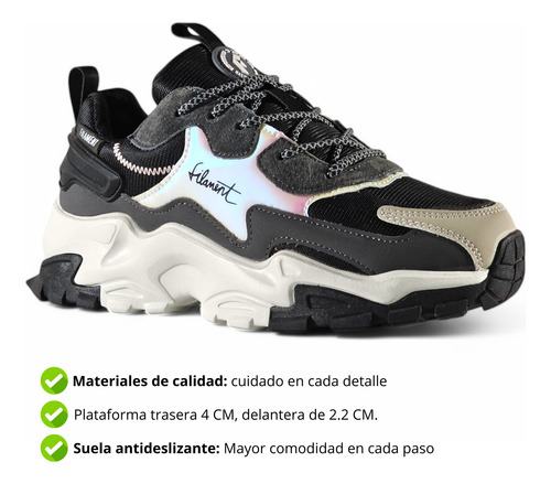 Zapatilla Mujer Urbana Deportivas Filament Grous 36 Al 41