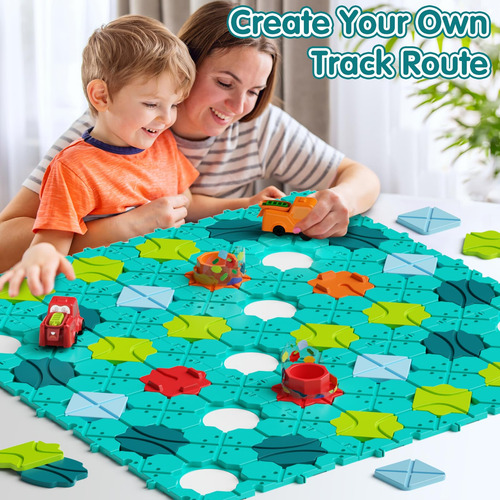 Juego De Mesa Puzzle Stem Logic Road Builder Juguetes Para N
