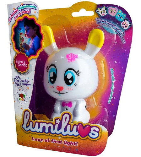 Lumiluvs Pearl El Conejito Mascota Se Ilumina Con Un Beso