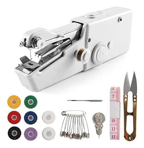 Handheld Sewing Machine, Hand Cordless Sewing Tool Mini Por.