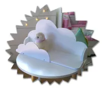 Comprar Repisa Nube Reforzada! Percheros Manijas Deco Nordico Kids 