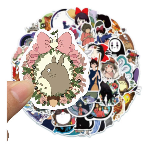 Studio Ghibli 50 Stickers / Totoro Chihio / Autoadhesivo