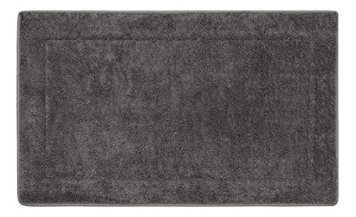 Oliver Brown Terry Bath Rug, 20 X32 , Dark Grey