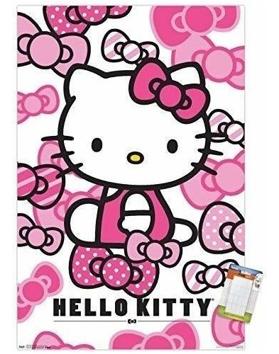 Trends International Hello Kitty - Póster De Pared Con Lazo