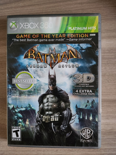 Microsoft Xbox 360 Batman Arkham Asylum (Usado)