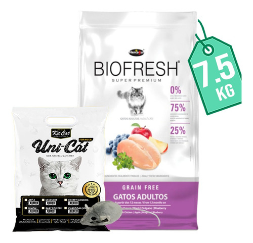 Alimento Biofresh Gato Adulto 7.5 Kg 