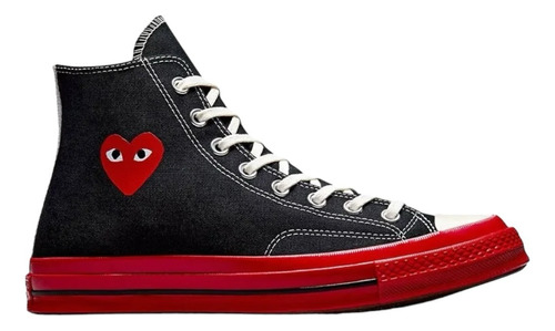 Tenis Converse Play Chuck 70 Bota Corazones Unisex Original