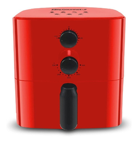 Maxi-matic Elite Gourmet - Freidora Eléctrica De Aire Cali. Color Rojo