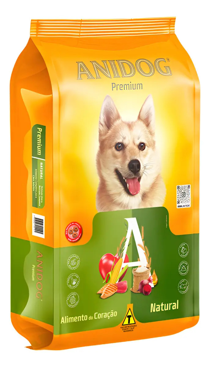 Ração Para Cães Adulto Anidog Premium Sem Corantes 15kg