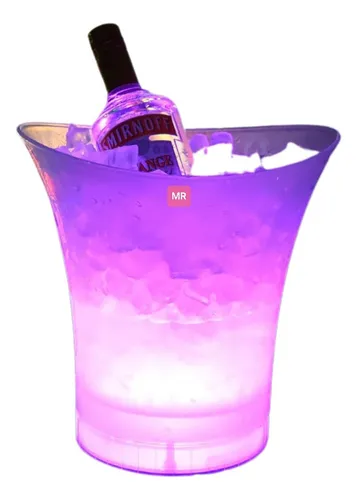 comprar Hielera Cubeta De Luz Led Bluetoth Parlante Para Cubos Hielo