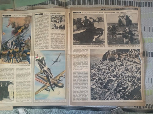 Antiguos Suplementos De La Segunda Guerra Mundial Mussolini (Usado)