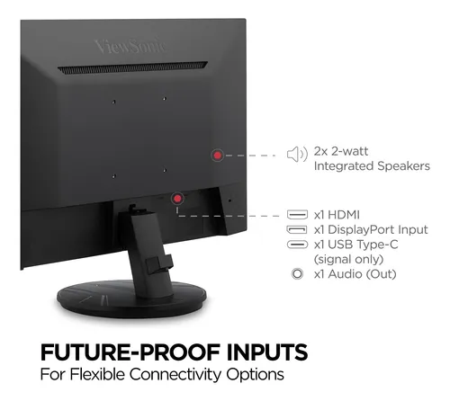 Monitor Viewsonic Vx2416a De 24 Pulgadas Para Juegos Ips 1