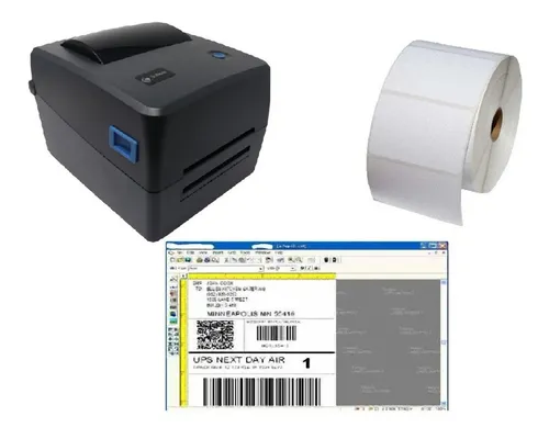 comprar Kit Impresora Codigo Barra 3nstar Ltt214 Programa Etiquetas