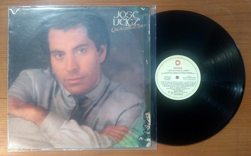Jose Velez Que No Pare El Amor 1985 Disco Lp Vinilo