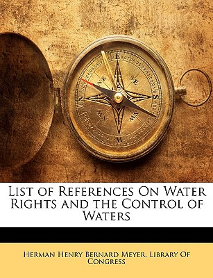 Libro List Of References On Water Rights And The Control ...