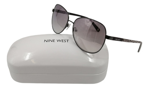 Lente De Sol Nine West Gris Tortoise Burdeo Nw126s, F. Uv400