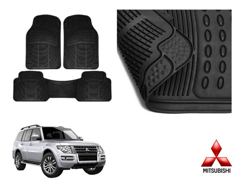 Kit Tapetes 3 Filas Mitsubishi Montero 2019 Rubber Rb Origin