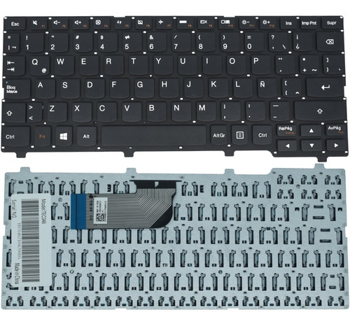 Teclado Lenovo Ideapad 100s 11iby 80r2 5cb0k48374 Español