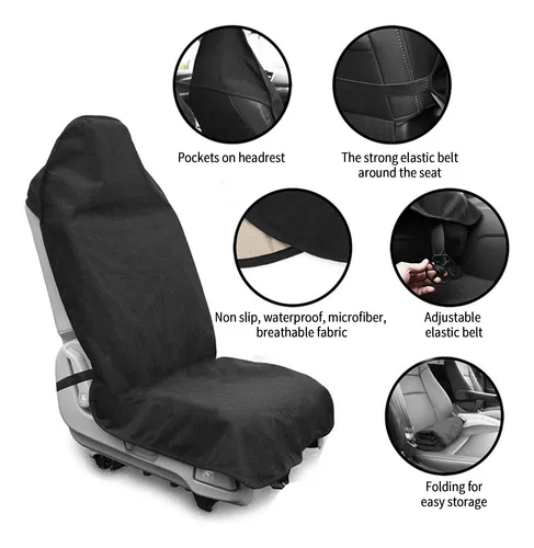 Funda De Asiento De Coche, Toalla Para Sudor, Asiento De Coc