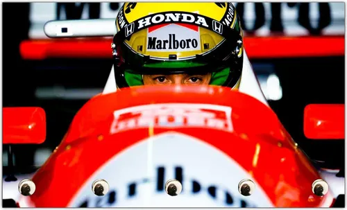 Llavero decorativo para coche de Fórmula 1 de Ayrton Senna