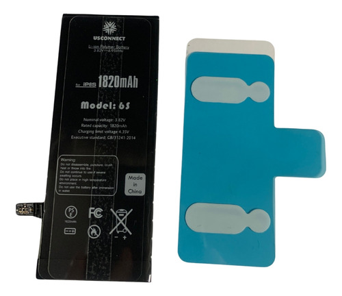 Bateria Original Usconnect Para iPhone 6s 1820mAh Compatível Modelos A1633 A1688 A1700 Restaura Saúde 100%