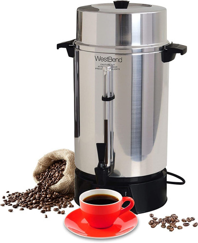 West Bend 33600 Coffee Urna Comercial De Aluminio Altamente 