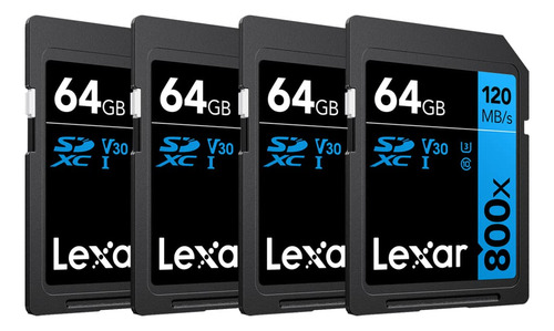 Lexar Tarjeta Memoria Sdhc 800x Uhs-i Alto Rendimiento 64 Gb