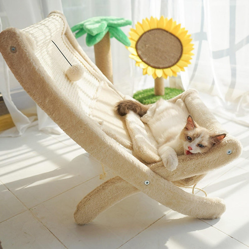 Silla De Cama De Gato Cálida Para Mascotas, Adorno