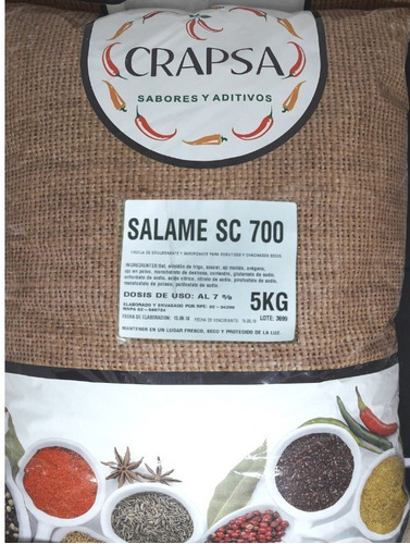 Integral Salame Sc 700 Al 7% X 10kg