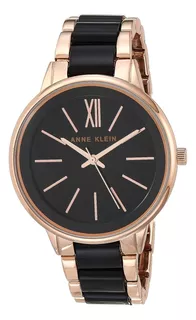 Anne Klein Relógio Feminino Com Pulseira De Resina, Movimen