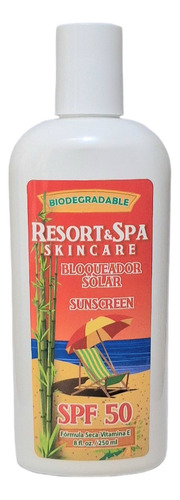 Bloqueador Solar Biodegradable Fps 50 250 Ml. Uso Diario.