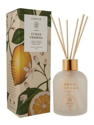 Difusor De Perfume - Citrus Verbena- 200ml - Arabesc