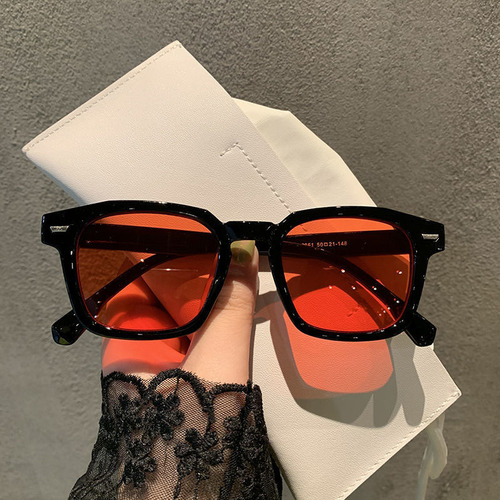 Light Blue Sunglasses Korean Style Women's Fashion