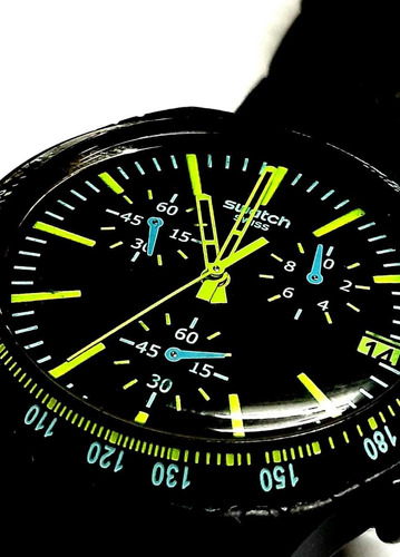 Relógio Swatch Green Mostruário