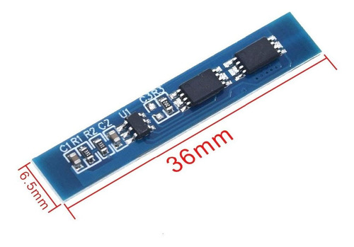Imagem 3 de 5 de 5 Pcs Carregador Bateria Litio 2s Lipo 7a Proteção Carga Bms