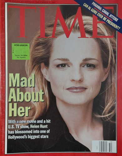 Time En Ingles Helen Hunt,panama:canal Jitters ,año 1997