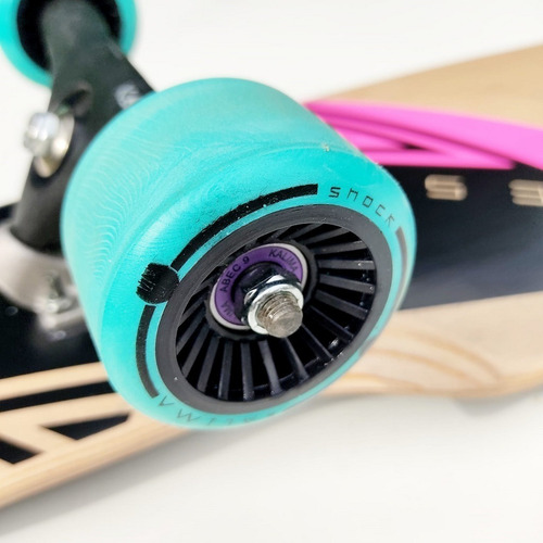 Imagen 5 de 8 de Longboard Completo Kalima Genesis Dancing Freestyle Maple