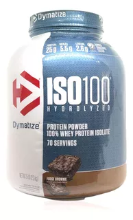 Iso 100 Hydrolyzed 5 Lbs Sabor Chocolate Fundido Dymatize.