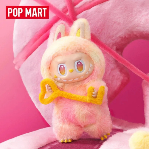 Auténtico Peluche De Popmart The Monsters Labubu Big Into En