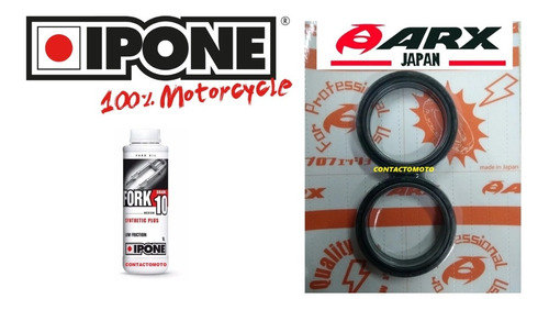 Retenes De Barral Arx Jp + Ipone Zxr250 4 Cilindros 91-99