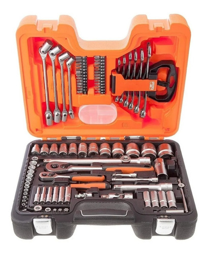 Imagen 4 de 8 de Caja Herramientas Bahco Llave Tubo +acc 91pz S910a 1/4 1/2''