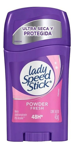 3 Pza Desodorante Antitranspirante Lady Speed Stick Powder F