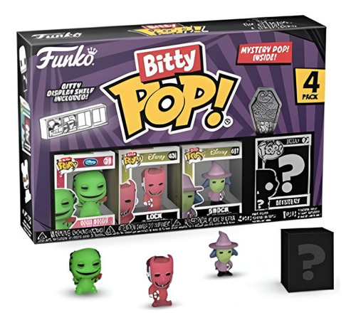 Funko Bitty Pop Tnbc - Oogie Boogie 4 Pack