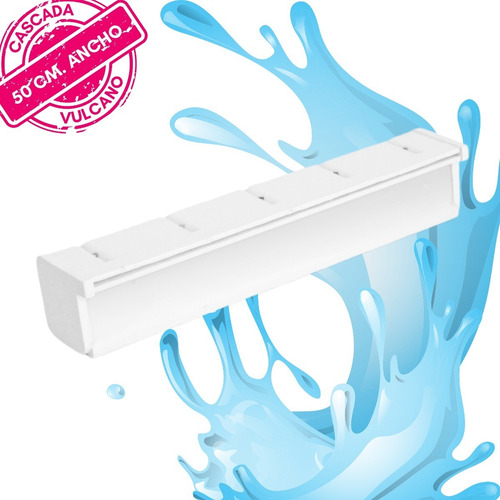 Imagen 1 de 10 de Lamina De Agua Vulcano Ornamental Cascada Abs 50 Cm. Piletas